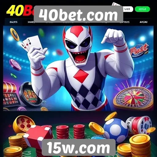 40bet.com oferece diversidade de jogos de cassino online