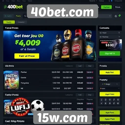 Promos e bônus oferecidos no site de apostas 40bet.com